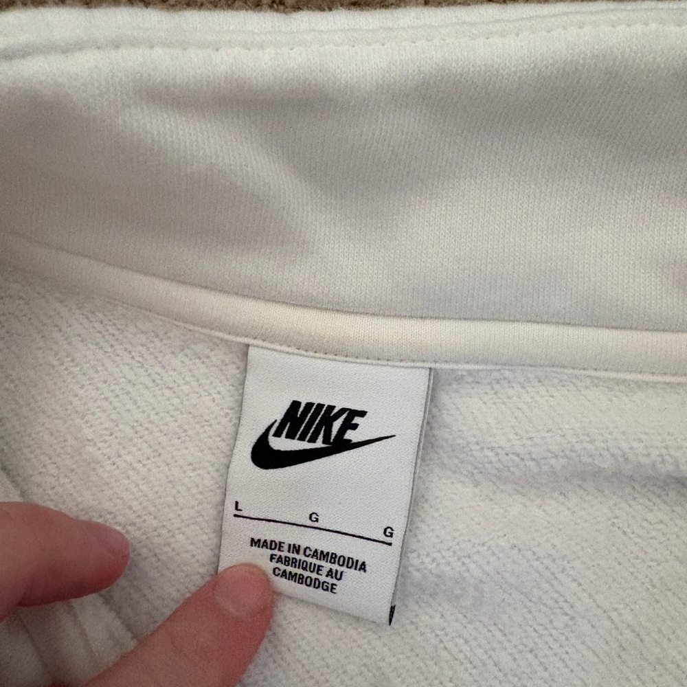 Nike White Pullover With Logo - image 2